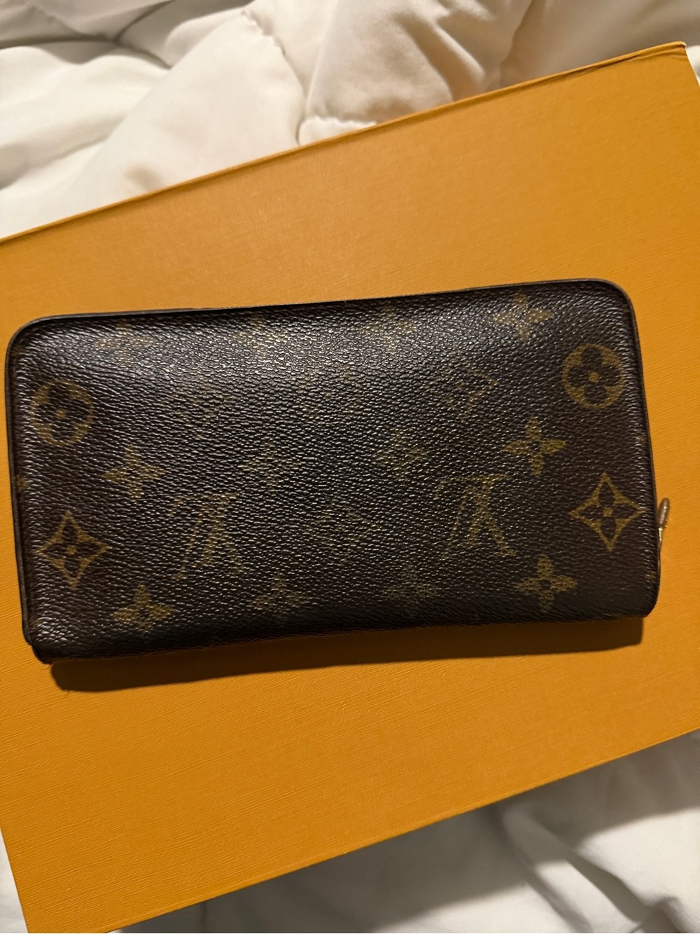 Louis Vuitton Monogram Zip Wallet - Dark Brown with Golden Monogram